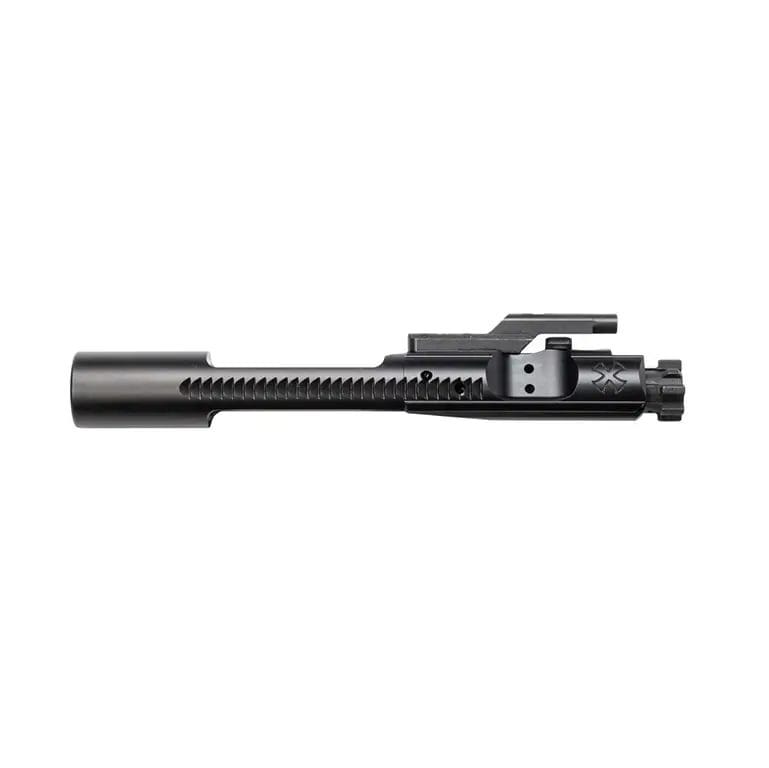 a black barrel with a metal rod