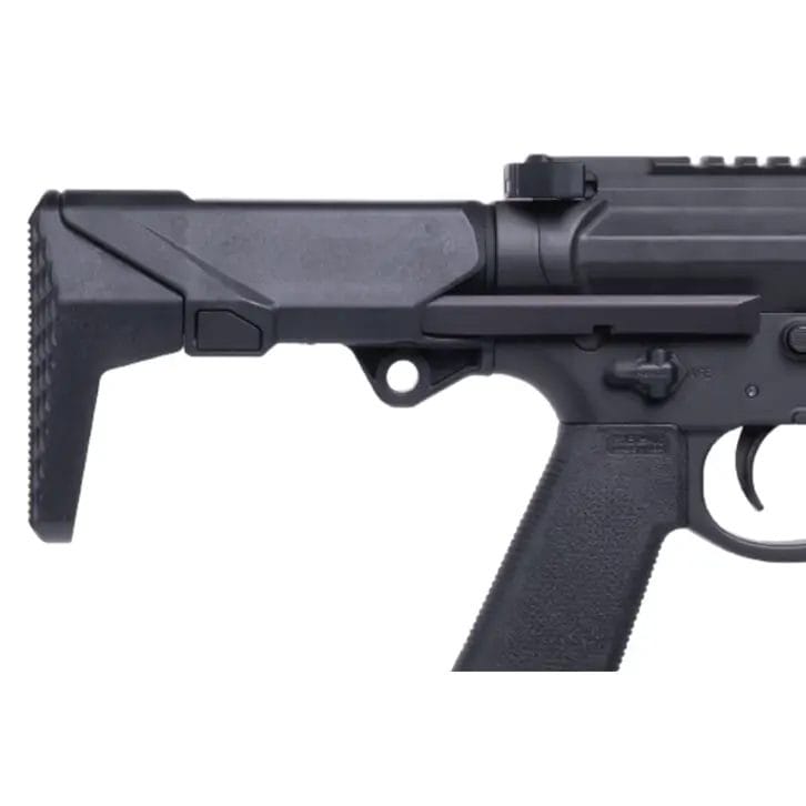 TAG-Firearms-Q-Shorty-Stock a black gun with a white background